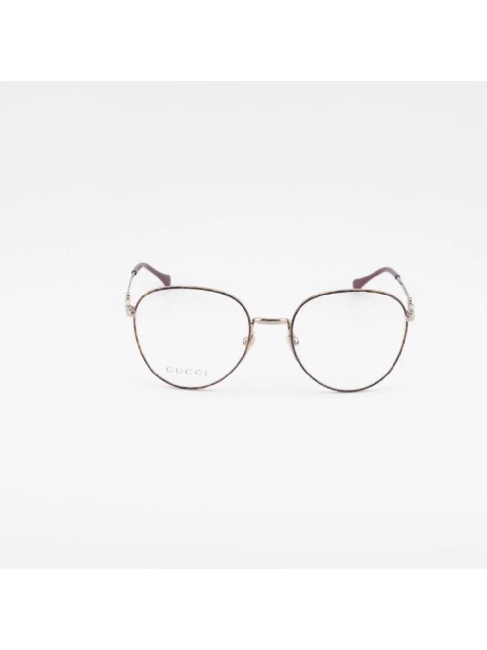 Gucci GG0880O 002 Eyeglasses Havana/Gold 51mm Square Frame